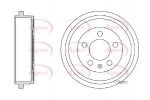 DRM9936 - Apec Brake Drum Single 3Y36K Warranty