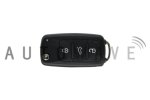 Autowave Volkswagen/Seat/Skoda 3 Button Flip Remote HU75T/HU66 - AUTRK0051