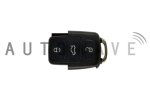 Autowave Volkswagen/Seat/Skoda 3 Button Remote Fob Head - AUTRK0066