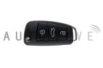 Autowave Audi A3 8V0 3 Button Keyless MQB Remote with HU66 Blade - AUTRK0069