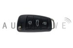 Autowave Audi A3 (8V) 3 Button Remote HU66 433Mhz MQB - AUTRK0078