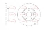DSK3371 - Apec Brake Disc Single Front 3Y36K Warranty