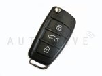 Autowave RAV Audi 3 Button Flip Remote Case - AUTKC168