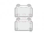 PAD1676 - Apec Brake Pad Set 3Y36K Warranty