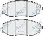 PAD1745 - Apec Brake Pad Set Front 3Y36K Warranty