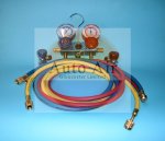 Coolzone 2 Way Manifold Guage Set