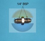 Coolzone 1/4 Male X 1/4 Male Adapter
