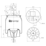 Febi Bilstein Air Spring 101722