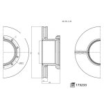 Febi Bilstein Brake Disc 173233