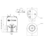 Febi Bilstein Air Spring 174368