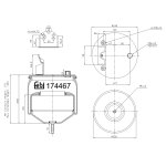 Febi Bilstein Air Spring 174467