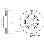 Blueprint Brake Disc ADA104380