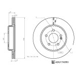 Blueprint Brake Disc ADU174393