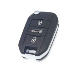 Autowave Peugeot 3 Button Flip Remote ID4A - AUTRK0202