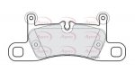 PAD2274 - Apec Brake Pad Set Rear 3Y36K Warranty