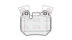 PAD1682 - Apec Brake Pad Set Rear 3Y36K Warranty