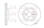 DSK2323 - Apec Brake Disc Single Front 3Y36K Warranty