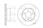 DSK2446 - Apec Brake Disc Single Front 3Y36K Warranty