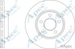 DSK3417 - Apec Brake Disc Single Front 3Y36K Warranty