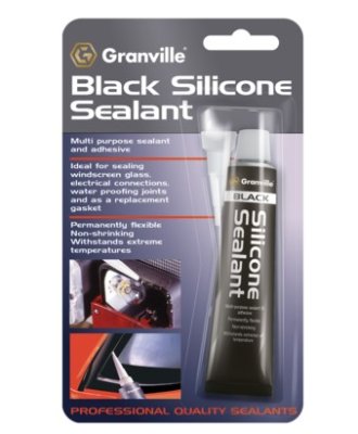 Granville Silicone Sealant 40g - Black & Clear