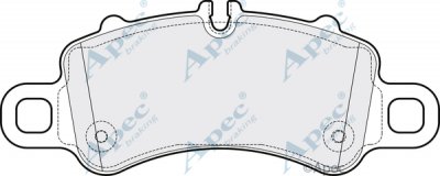 PAD2142 - Apec Brake Pad Set 3Y36K Warranty