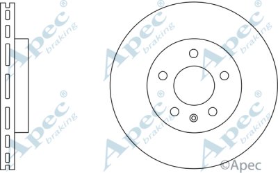 DSK2660 - Apec Brake Disc Single Front 3Y36K Warranty