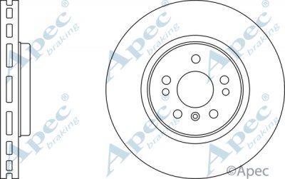 DSK2366 - Apec Brake Disc Single Front 3Y36K Warranty