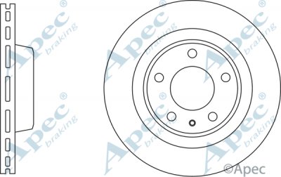 DSK3048 - Apec Brake Disc Single Front 3Y36K Warranty