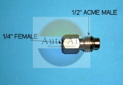 Coolzone Male Acme X 1/4 Female