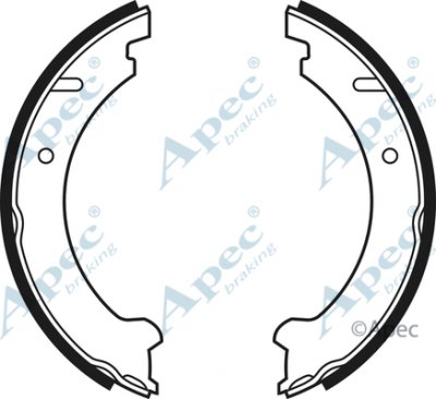 SHU512 - Apec Brake Shoe Set 3Y36K Warranty