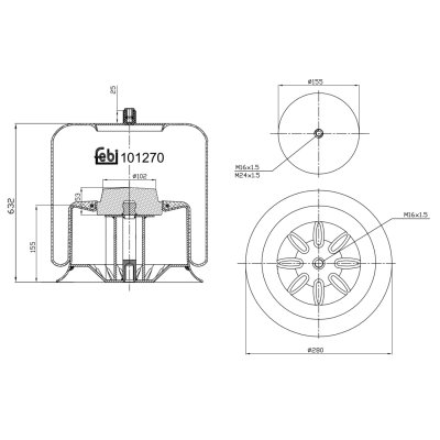 Febi Bilstein Air Spring 101270