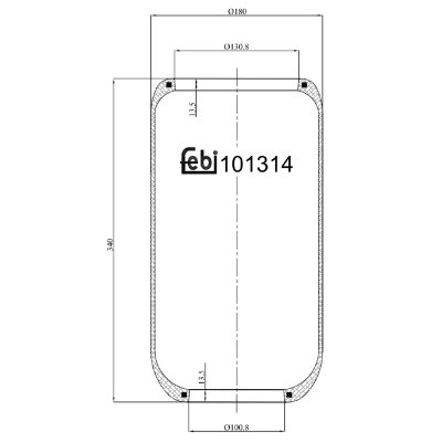 Febi Bilstein Air Spring 101314