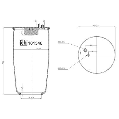 Febi Bilstein Air Spring 101348