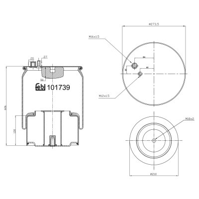 Febi Bilstein Air Spring 101739