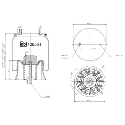 Febi Bilstein Air Spring 106564