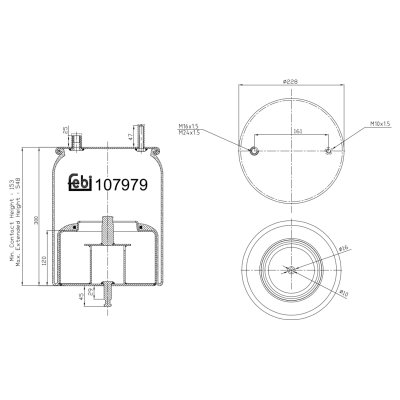 Febi Bilstein Air Spring 107979