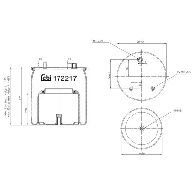 Febi Bilstein Air Spring 172217