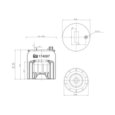 Febi Bilstein Air Spring 174067