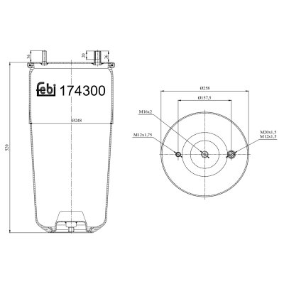 Febi Bilstein Air Spring 174301