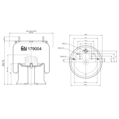 Febi Bilstein Air Spring 179004