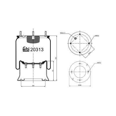 Febi Bilstein Air Spring 20313