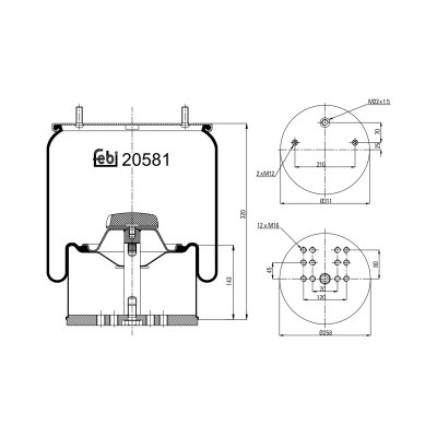 Febi Bilstein Air Spring 20581