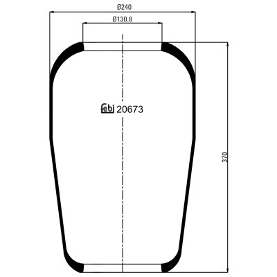 Febi Bilstein Air Spring 20673