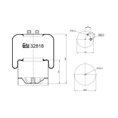 Febi Bilstein Air Spring 32818