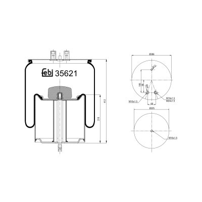 Febi Bilstein Air Spring 35621