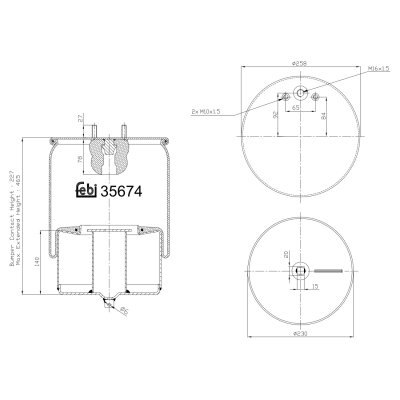 Febi Bilstein Air Spring 35674