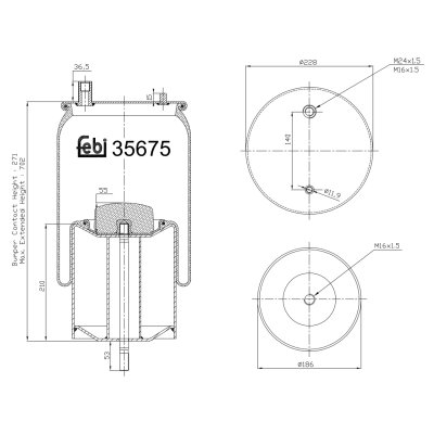 Febi Bilstein Air Spring 35675