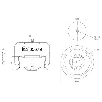 Febi Bilstein Air Spring 35679