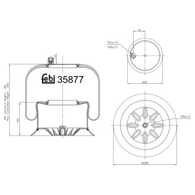 Febi Bilstein Air Spring 35877