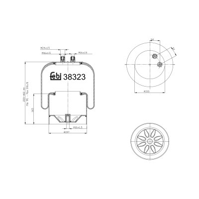 Febi Bilstein Air Spring 38323